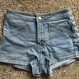 High waisted Jean shorts, size 26
